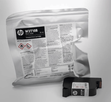 HP W3T10B Black 2590 Solvent Print Cartridge 12.7mm – Original HP Ink for Industrial Solvent Printers HP W3T10B Black 2590 Solvent Print Cartridge 12.7mm – Original HP Ink for Industrial Solvent Printers