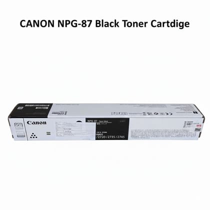 Canon NPG87 CEXV63 Black Toner Cartridge for Printer IR2725, IR2730, IR2745 Copier
