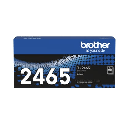 Brother TN-2465 Black Toner Cartridge – Compatible with HL-L2321D, HL-L2361DN, DCP-L2541DW, MFC-L2701DW Laser Printers