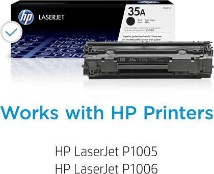 HP 35A Black Original LaserJet Toner Cartridge