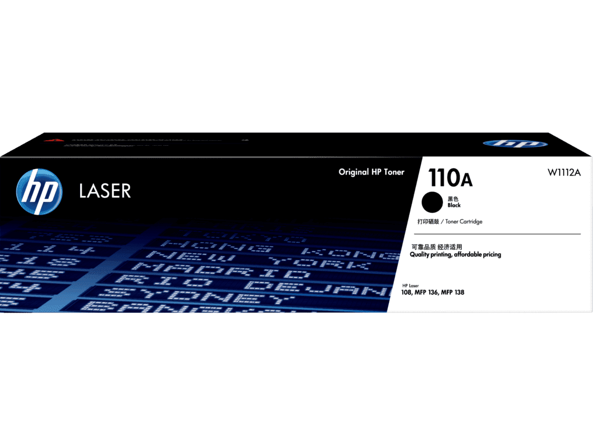 HP 110A Black Original Laser Toner Cartridge
