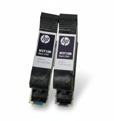 HP W3t0b BLACK 2590 SOLVENT INK CARTRIDGE PACK OF 2 