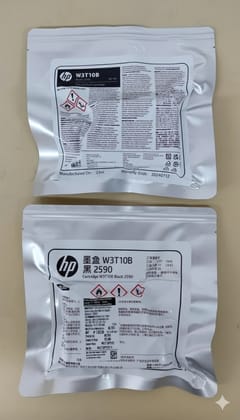 HP W3t0b BLACK 2590 SOLVENT INK CARTRIDGE PACK OF 2 