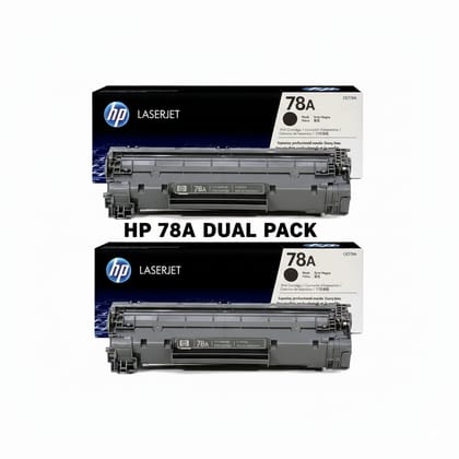 HP 78A Black Toner Cartridge Dual Pack (Pack of 2) – Compatible with HP LaserJet P1606dn, M1536dnf