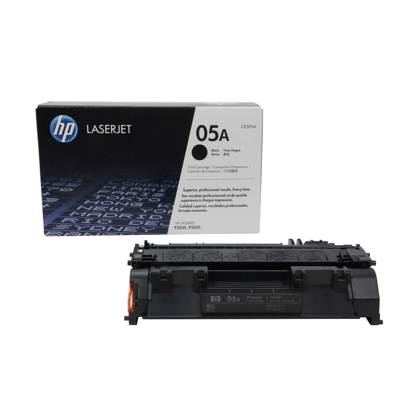 HP 05A Black Original LaserJet Toner Cartridge (CE505A) for HP LaserJet P2035, P2035n, P2055, P2055d, P2055dn Printers