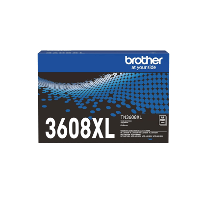 Brother TN-3608XL Black Toner Cartridge – High Yield  |Compatible with HL-L5210DN, HL-L6415DW, DCP-L5510DN, MFC-L5915DW