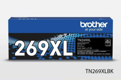 Brother Toner TN-269XLBK (Black Colour) Has 3000 Pages Yield Compatible with HL-L3220CDW HL-L3280CDW DCP-L3560CDW MFC-L3760CDW