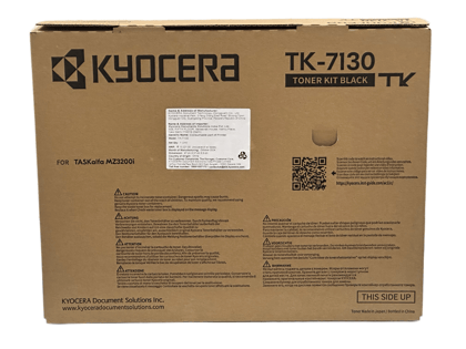 Kyocera TK 7130 Black Original Toner Cartridge TASKalfa 3252ci, 4052ci, 5052ci