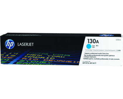 HP 130A Black Original LaserJet Toner Cartridge (CF350A) for HP LaserJet Pro MFP M176n, M177fw Printers