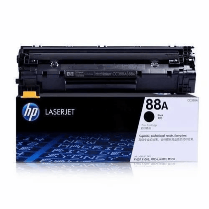 HP 388A Black Original LaserJet Toner Cartridge (CC388A) for HP LaserJet Pro P1106, P1108, M1136 MFP, M1213nf MFP, M1216nfh MFP, M1218nfs MFP, M128fn MFP, M128fw MFP Printers